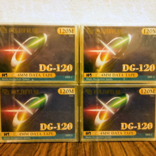 Fujifilm DDS-2 DG-120 data tape new, pack of 4