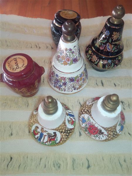  Vintage 6 aromatakia se keramiko.