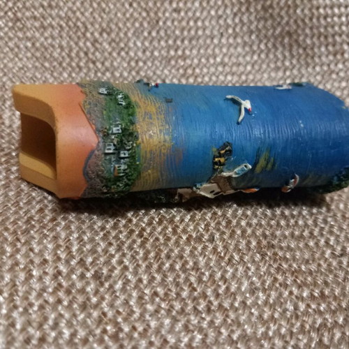 Ceramic lighter case used from Corfu