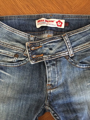 Τζιν παντελόνι Miss Denim ελάχιστα φορεμένο, νούμερο 27