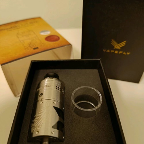 Vapefly Brunhilde 103 RTA atomizer and Thelema Quest 200W mod new