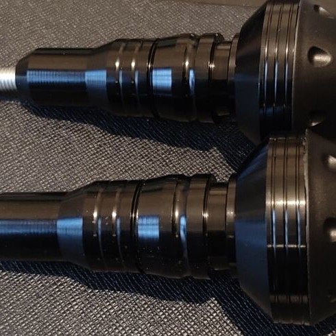 Motorcycle Frame Protection Mushrooms Set of 2 New