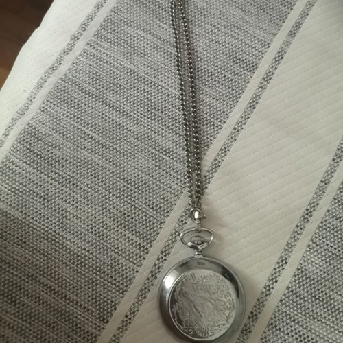 Molnija Vintage Pocket Watch used, non-working, Soviet Union