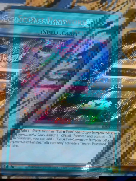 Secret Password (Secret Rare, Yugioh)