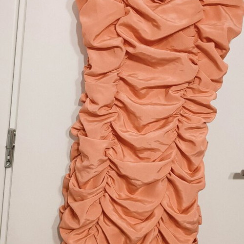 Vintage formal dress like new, peach/salmon color, small