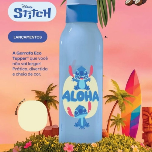 Tupperware Stitch Aloha kids bottle 750 ml