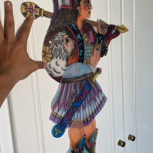 Alexander the Great figure like new, height 80cm