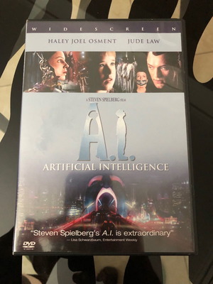 A.I. Artificial Intelligence DVD used, 2-disc widescreen with Greek subtitles