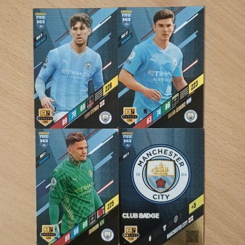 Panini 2024 Manchester City stickers like new