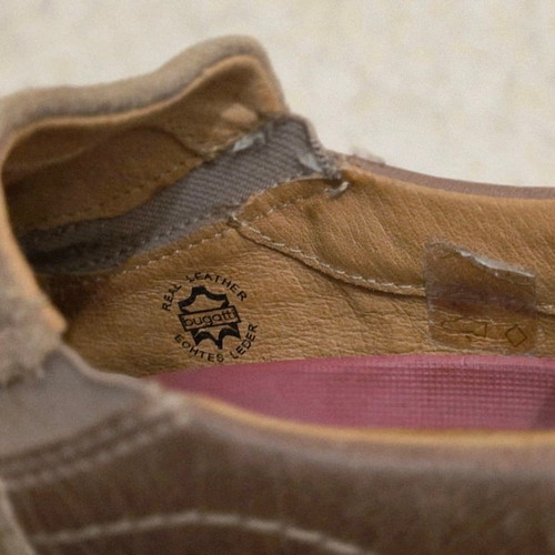 Bugatti leather men's shoes like new, brown, size 43-44