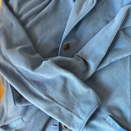 Fleece jacket women's XL-L blue new Lands End