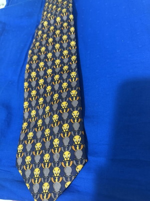 Tweety Looney Tunes Tie like new, blue and yellow