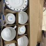Set of cups and saucers, new