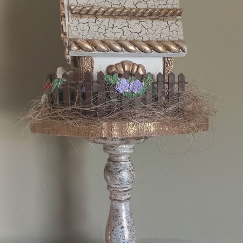Decorative handmade decoration new, height 48cm, diameter 24cm