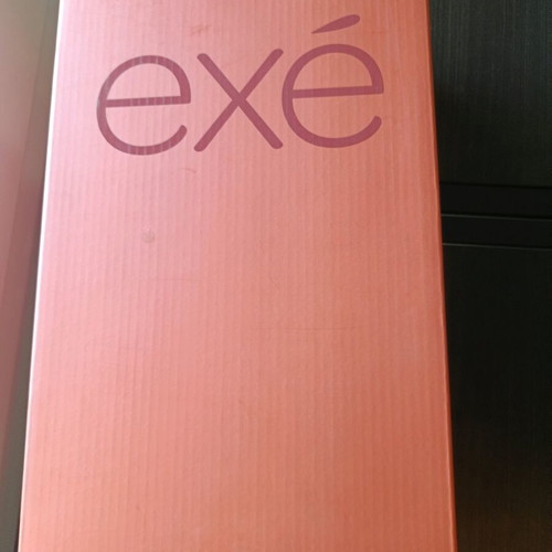 Exe black sandals with thin heel size 39 new