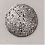  1 US Dollar 1901 Ασήμι