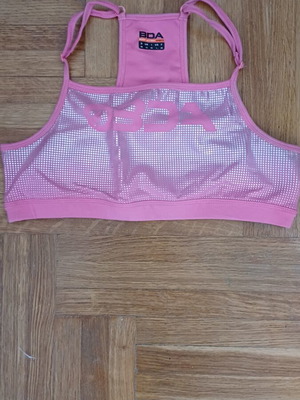 BDA Athletic Top Body Action pink with silver like new