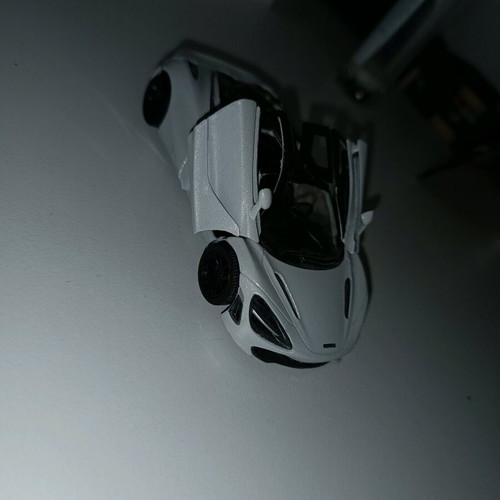 McLaren 720S toy car new, decorative, white
