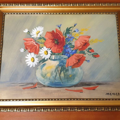 Painting by Hungarian artist Mayer B used