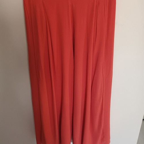 Minkpink palazzo pants used, viscose, burnt orange, size S