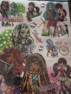 Monster High decorative wall stickers new in packaging