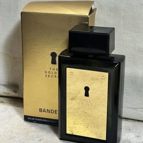 Antonio Banderas The Golden Secret Eau de Toilette 100ml empty bottle used with box