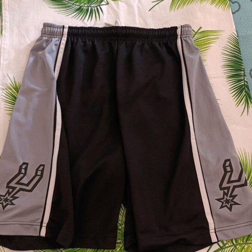 San Antonio Spurs basketball shorts used, size M