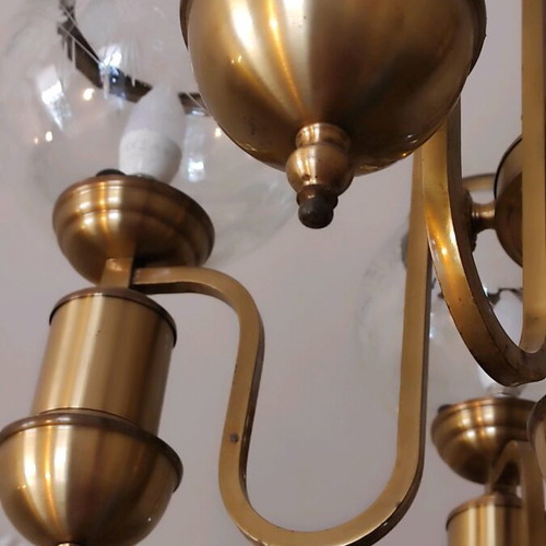 Antique five-light ceiling lamp like new