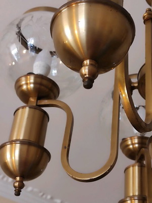 Antique five-light ceiling lamp like new