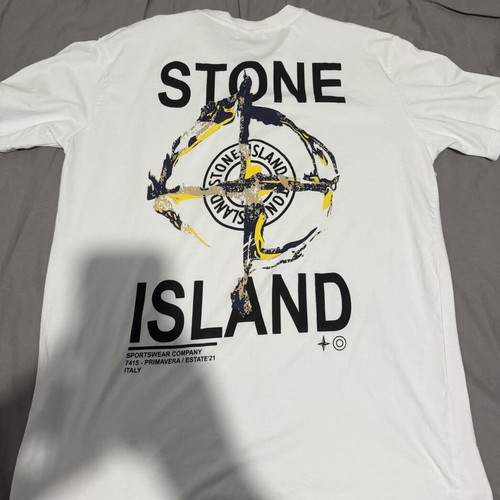 Stone Island T-Shirt white, like new, XXL