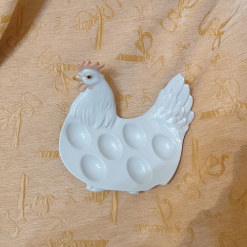 Decorative egg platter like new, Hutschenreuther