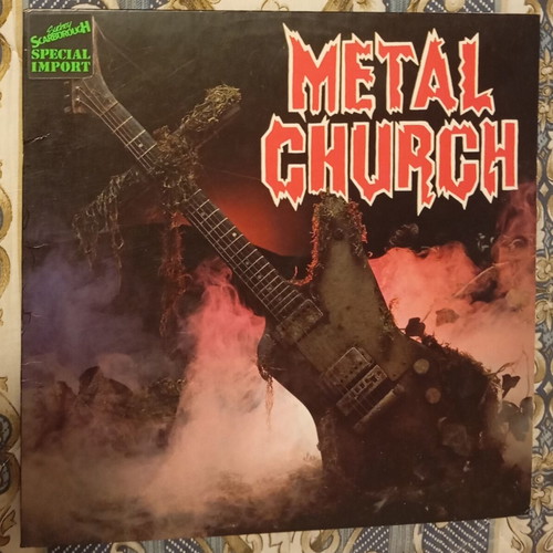 Metal Church vinyl record 1985 US Electra Records like new, metal