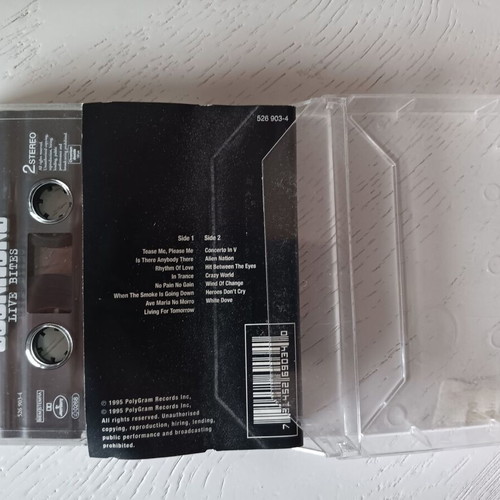 Scorpions Live Bites cassette used, rock