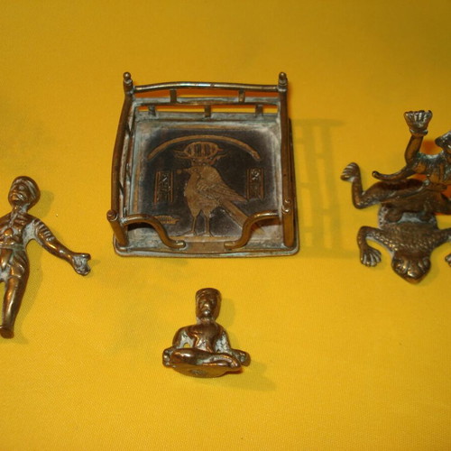 Brass figurines set used