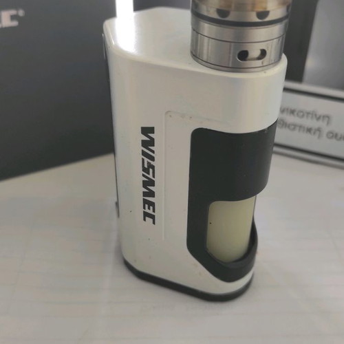 Wismec Luxotic DF Box Mod used, white pearl with silicone cover