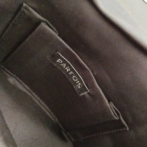 Parfois black evening clutch bag like new with metal mesh
