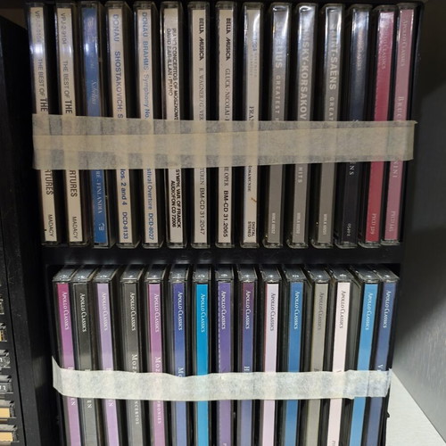 Classical music CD collection, pack of 89