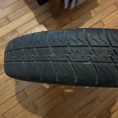 Rim with used tire