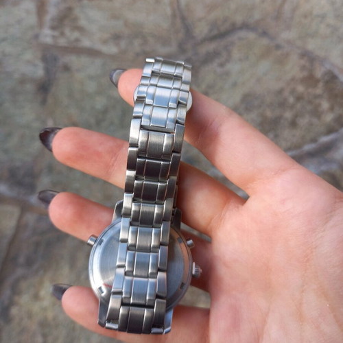 BMW watch new, silver, authentic