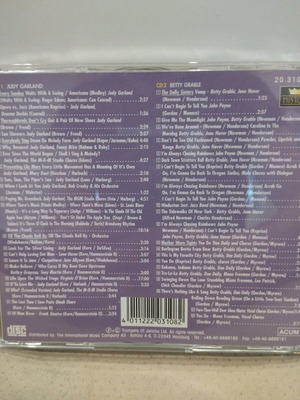 Judy Garland Betty Grable The Sound Of The Movies CD σαν καινούργιο, pop