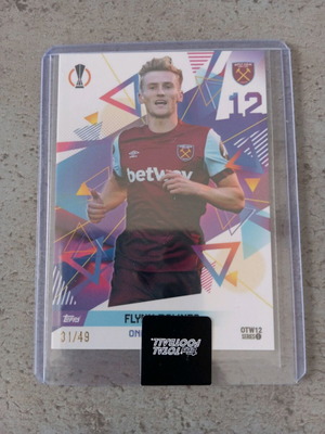 Topps Total Football card Flynn Downes numbered, like new