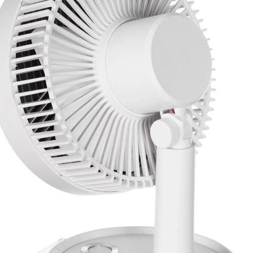 White and gray USB desk fan 4 W Ø13 cm