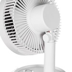 White and gray USB desk fan 4 W Ø13 cm