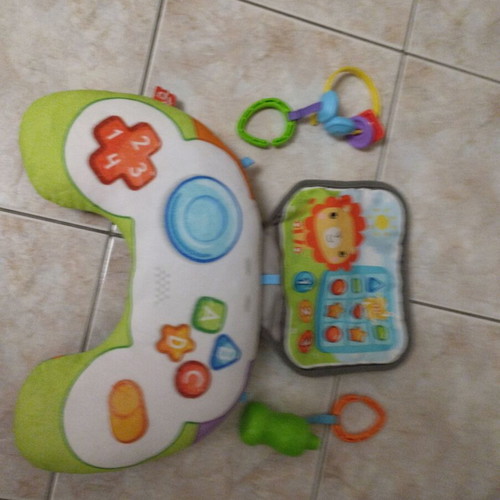 Fisher Price tummy time activity pillow used