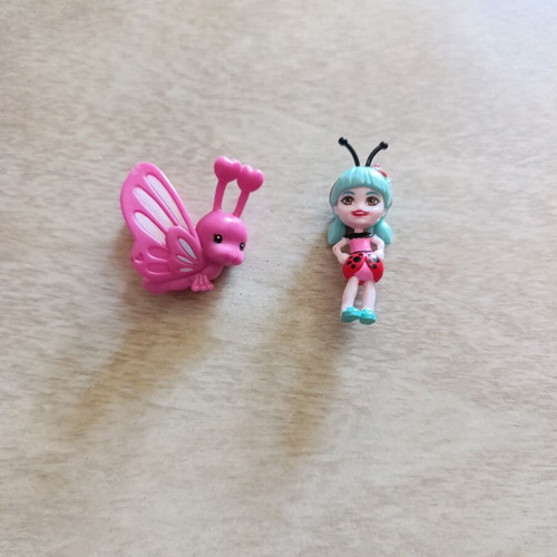 My Little Pony butterfly figure and Enchantimals doll like new