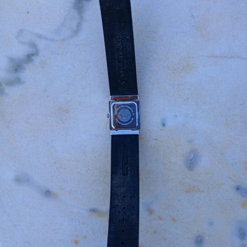Emporio Armani women's watch AR 5423 used, black and silver