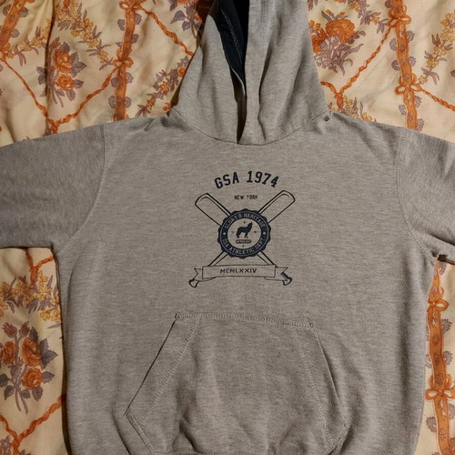 GSA kids hoodie gray like new, size 140 cm