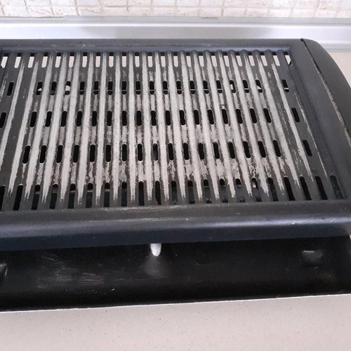 Tefal electric grill used, black color