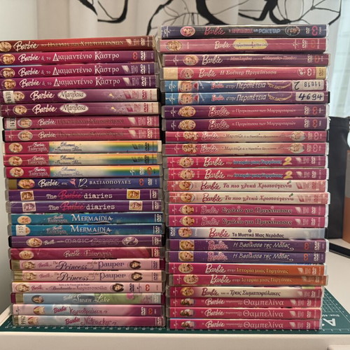 Barbie DVD collection, authentic, dubbed, animated movies