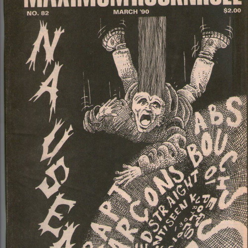 Maximum Rocknroll #82 punk fanzine used
